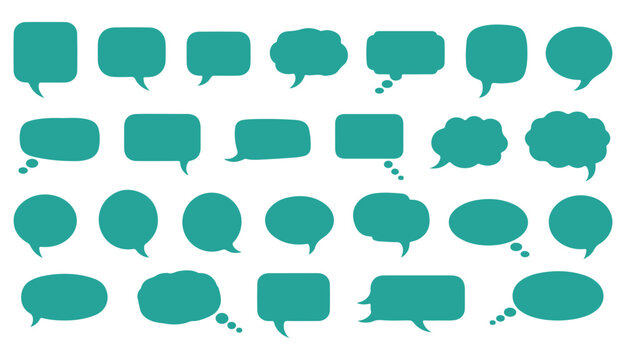 speech bubble collection.Speech Bubbles set. Speech bubbles isolated on white background. speech bubble comic signs.