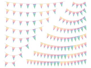 ガーランド三角、曲線、20虹淡