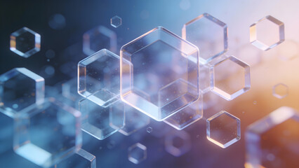 Abstract Hexagonal Technology Background