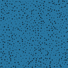 Different Sized Blue Stipple Dots Pattern