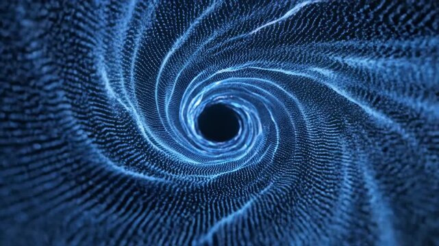 Mesmerizing Water Vortex - A Deep Dive into Abstract Fluid Dynamics.