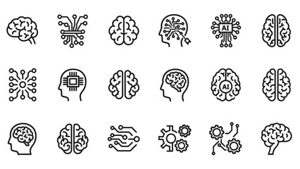 Collection of Brain Illustrations and Diagrams.