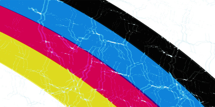 abstract cmyk color stripes background. vector illustration desin in eps 10