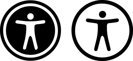 Accessibility icon, Universal accessibility sign, Accessibility icon png