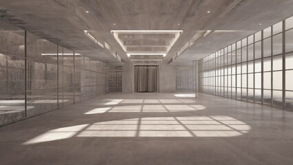 Unoccupied architectural space designed for clarity and purpose. Minimal materials, indirect natural light and calm perspective. Ideal for technology, innovation, architecture, strategy and premium co