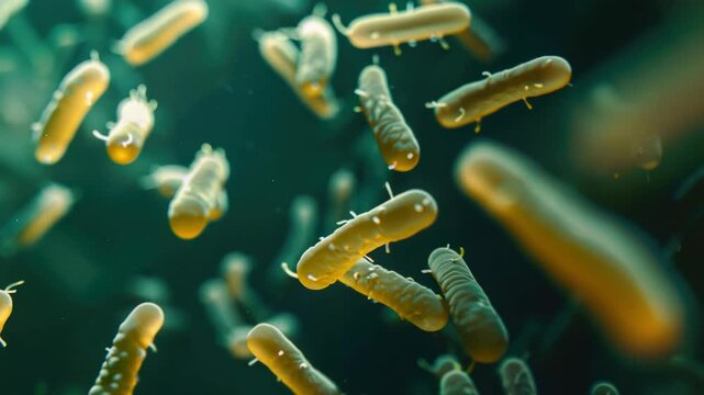 High-resolution showing bacteria samples isolated from a culture medium in a petri dish. Perfect for microbiology studies and medical s.