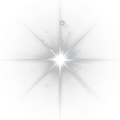 Obraz premium Magical glowing light burst with sparkling lens flare