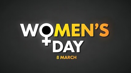 Obraz premium International women's day celebration on march 8th