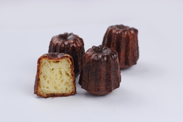 Canelés with Cut Interior