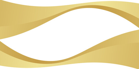 gold wave curve, golden wave corner shape for element, stripes ribbon golden graphic, striped gold. eps 10