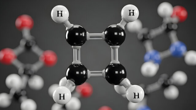 Benzene molecular structure model