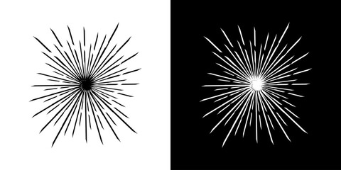 Dynamic abstract spiral sound wave rhythm lines. Circular spiral sound wave rhythm of lines. Circular futuristic abstract lines, black and white background.	