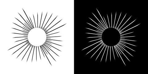 Dynamic abstract spiral sound wave rhythm lines. Circular spiral sound wave rhythm of lines. Circular futuristic abstract lines, black and white background.	