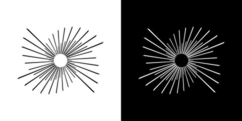 Dynamic abstract spiral sound wave rhythm lines. Circular spiral sound wave rhythm of lines. Circular futuristic abstract lines, black and white background.	