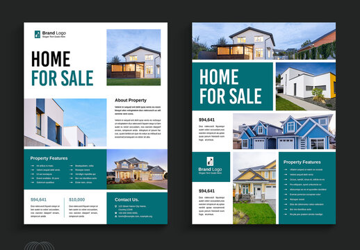 Real Estate Flyer Layout Template