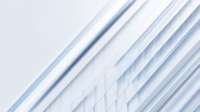 Abstract white background with diagonal lines and geometric shapes. Ideal for modern design, technology, and corporate branding