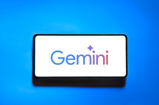 Google Gemini logo on smartphone screen. Link&ouml;ping, &Ouml;sterg&ouml;tland, Sweden. 01-21-2026.