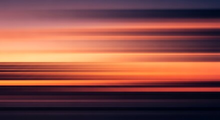 Blurred colorful sunset seascape abstract background