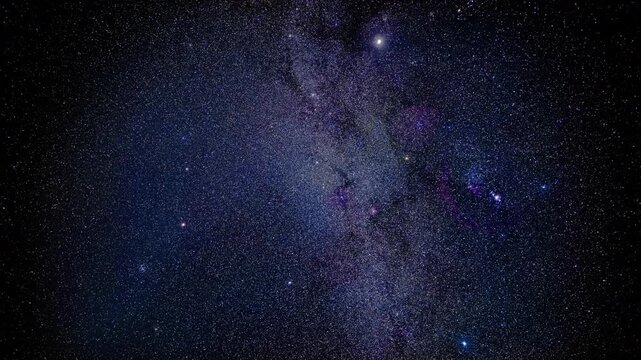 Winter Hexagon stars and Jupiter over Hakone &ndash; HDR (PQ) timelapse of a crisp winter night sky (Flicker‑Reduced Version)
