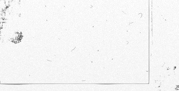 Film black and white old texture. Distressed retro photo effect. Old movie filter overlay frame. Grunge gritty texture with dust, scratches and faded stripes. Vector transparent retro decoration.