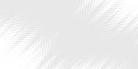 Abstract white halftone background with soft gradient texture and minimal dot pattern, clean modern design for corporate branding, business presentation, website header, brochure, poster and creative 