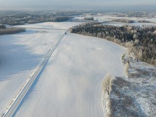 road in winter © talavietis