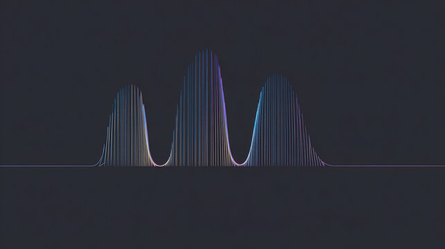 vibration. Low-frequency sound waves vibrating on dark background visualization. STEM education sheets, lab safety posters, designed for STEM education and laboratory safety posters.
