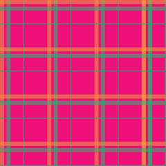 Fototapeta premium Vibrant Checkered Pattern with Pink, Red, and Green Hues