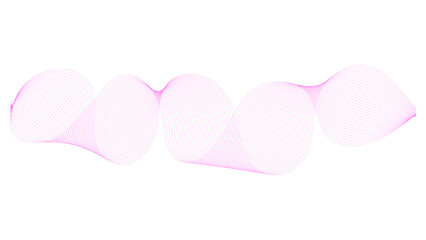 Fototapeta premium Vector abstract line art wavy smooth flowing dynamic Digital future technology concept.