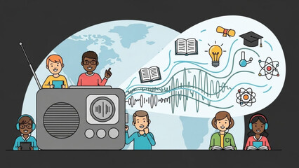 Naklejka premium Abstract background with flowing lines and curves, smooth gradient of blue and purple hues, futuristic digital art