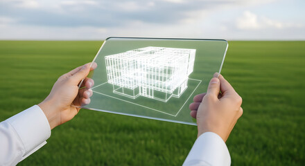 Digital Smart City and Green Architecture Design Concept