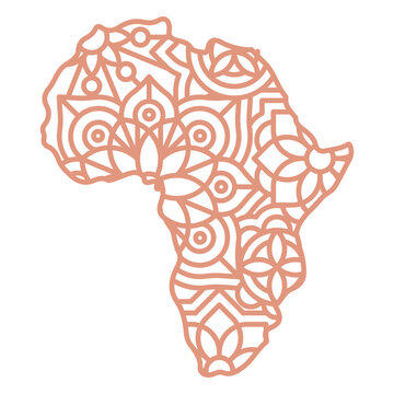 Africa Mandala Map