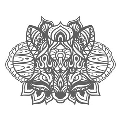 Fototapeta premium Mandalas with animal totem poles