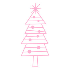 Fototapeta premium A holiday tree ready to spread presents