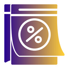 Promotional Schedule Icon from Cyber Monday Icon Collection (Solid Gradient Style)