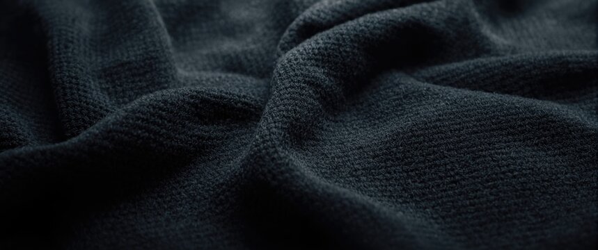 Background featuring dark gray french terry fabric