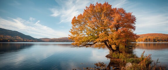 Naklejka premium Colors of Fall in Autumn Season