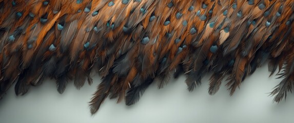 Background image with feathers design