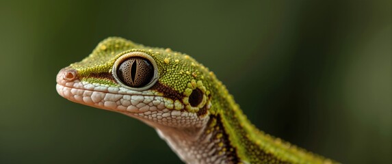 Fototapeta premium Helmethead gecko or helmeted gecko (Tarentola chazaliae), a gecko species from northwestern Africa's coast, such as Western Sahara, Mauritania, and Morocco