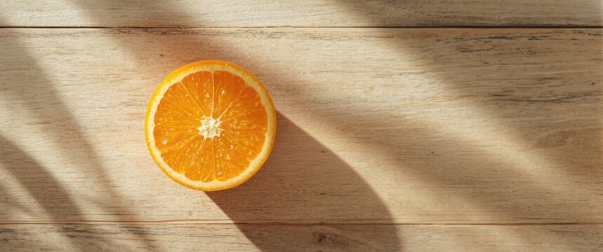 Healthy orange fruit placed on a wooden background representing spring and agriculture