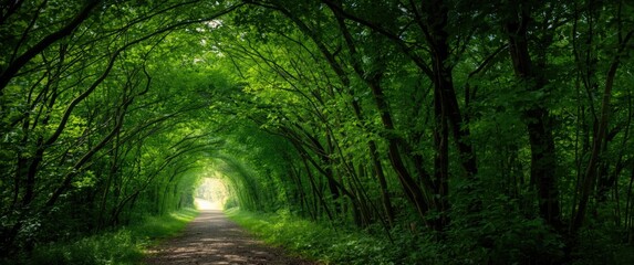 Fototapeta premium The light visible at the tunnel's end