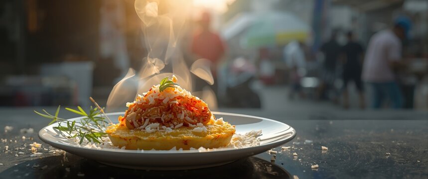 Jakarta's iconic traditional food: Kerak Telor from Indonesia