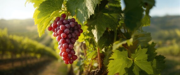 Naklejka premium Export Variety of Flame Seed Table Grape