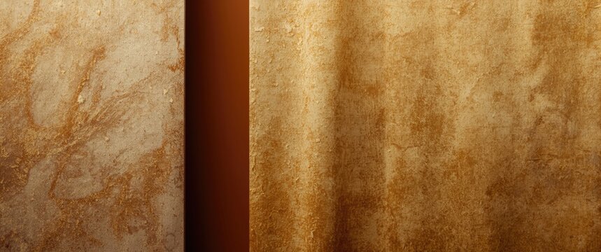 Textured background using gold cotton fabric