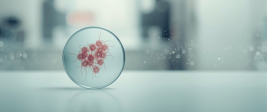 Microscopic view of Micro-bacterium tuberculosis (TB) showing Positive Acid fast bacilli (AFB 3+) in sputum sample