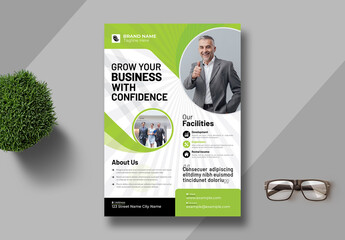 Minimal Business Flyer Design Layout