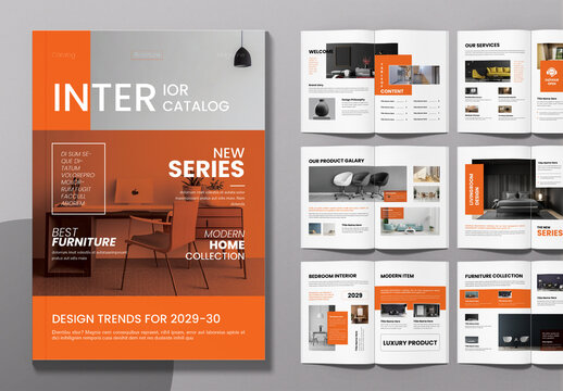 Minimal Style Interior Catalog Layout