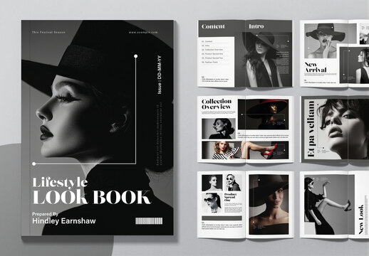Modern Lifestyle Lookbook Design Template