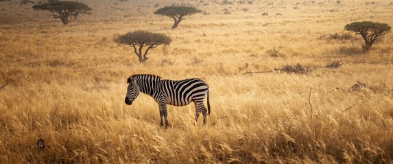 Fototapeta premium Pair of Zebras in Mara