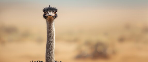 Portrait of an Ostrich